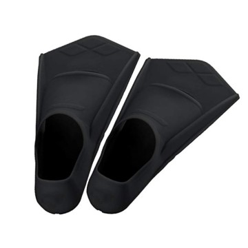 Diamond shape design silicone adult diving fins