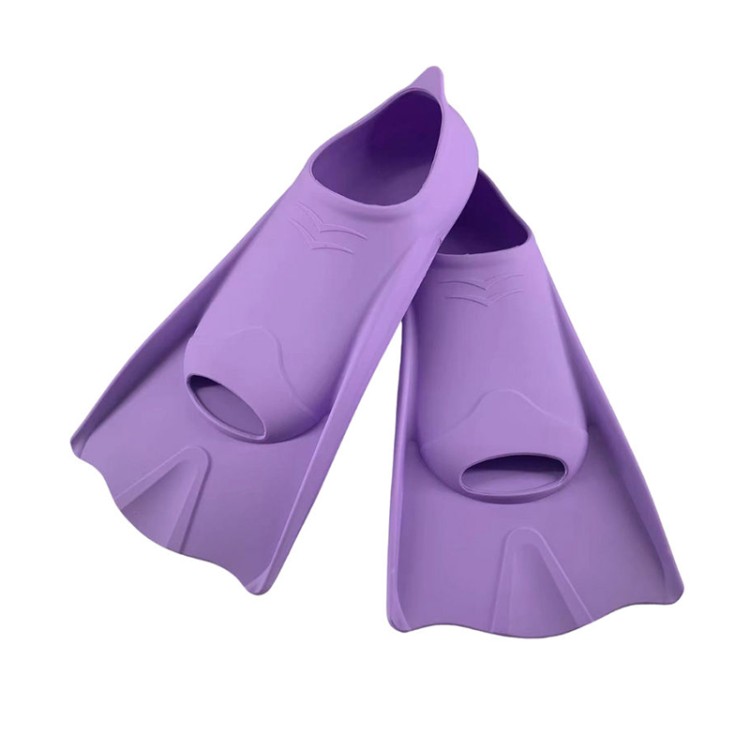 High toughness short silicone adult diving fins
