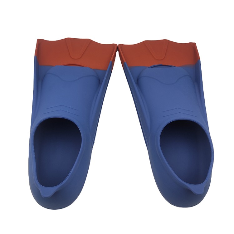 Color matching wide fin silicone adult diving fins