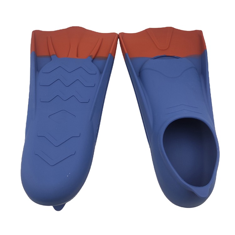 Color matching wide fin silicone adult diving fins