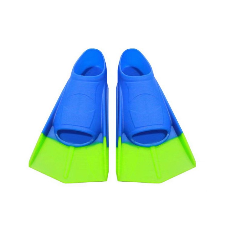 Color matching wide fin silicone adult diving fins