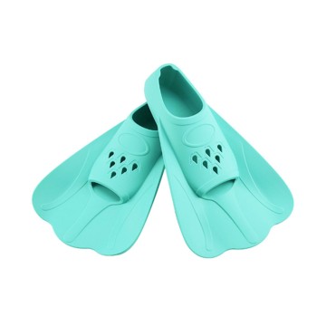 Porous drainage non-slip silicone adult diving fins