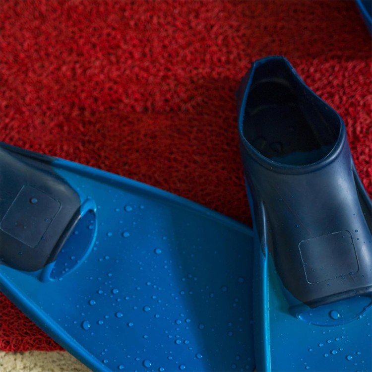 Long blade non-slip silicone adult diving fins