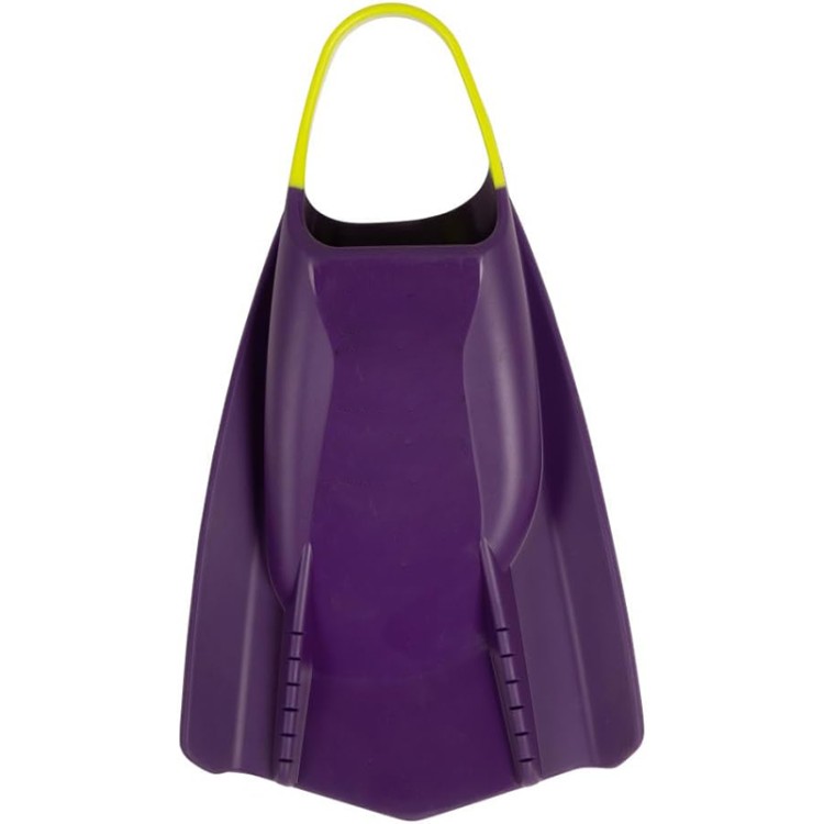 Hydrodynamic short blade silicone adult diving fins