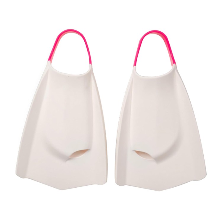 Short blade soft silicone adult diving fins