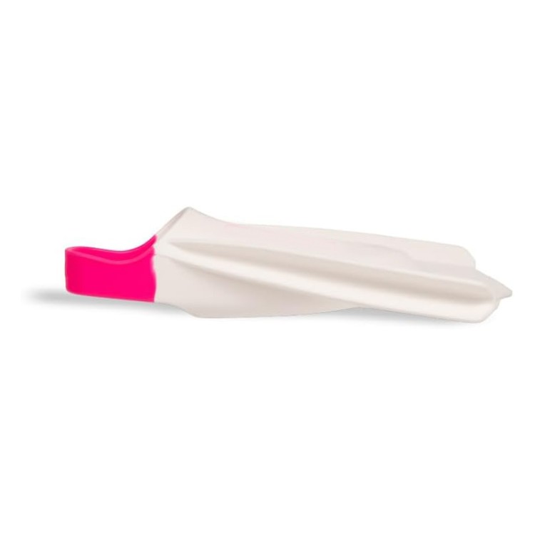 Short blade soft silicone adult diving fins