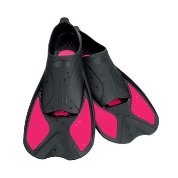Non-slip and comfortable short adult diving fins