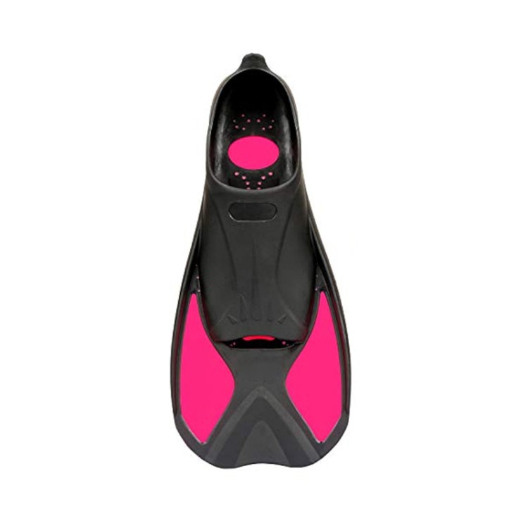 Non-slip and comfortable short adult diving fins