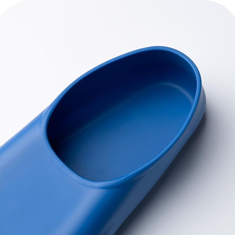 Short blade non-slip silicone adult diving fins