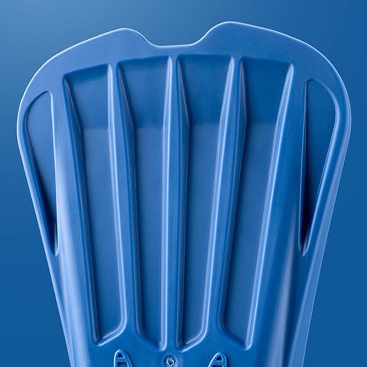 Short blade non-slip silicone adult diving fins