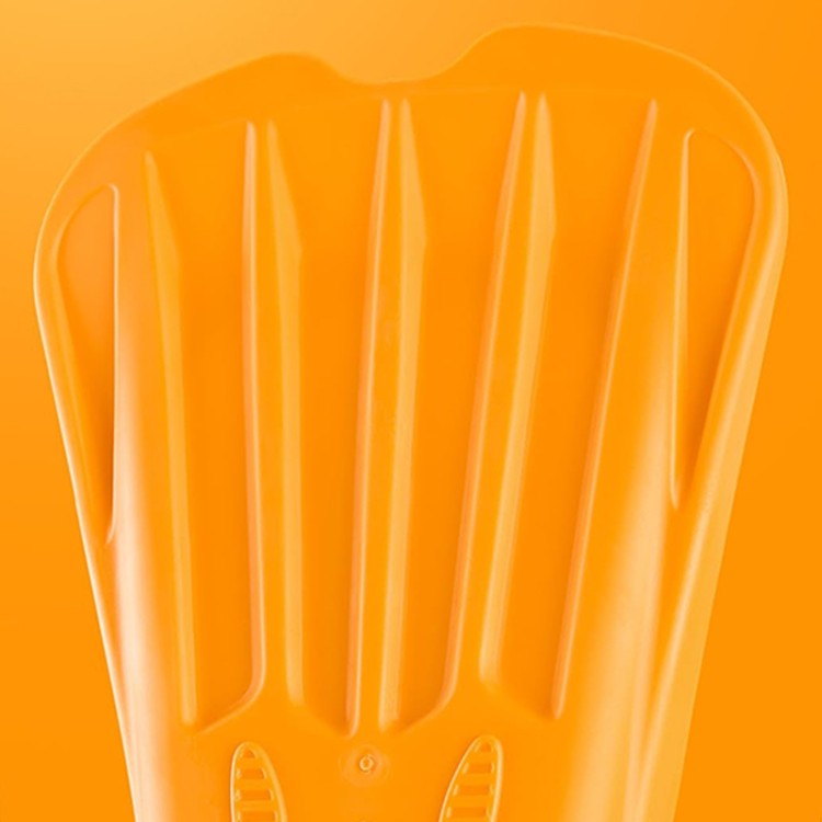 Short blade non-slip silicone adult diving fins