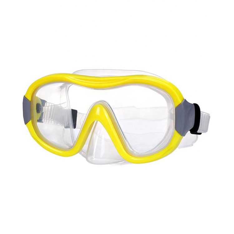 Classic large frame tempered glass adult diving mask