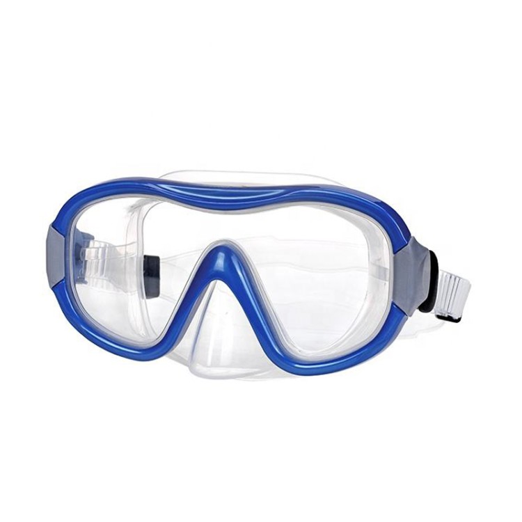 Classic large frame tempered glass adult diving mask