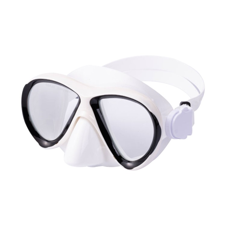 Tempered glass lens color matching adult diving mask