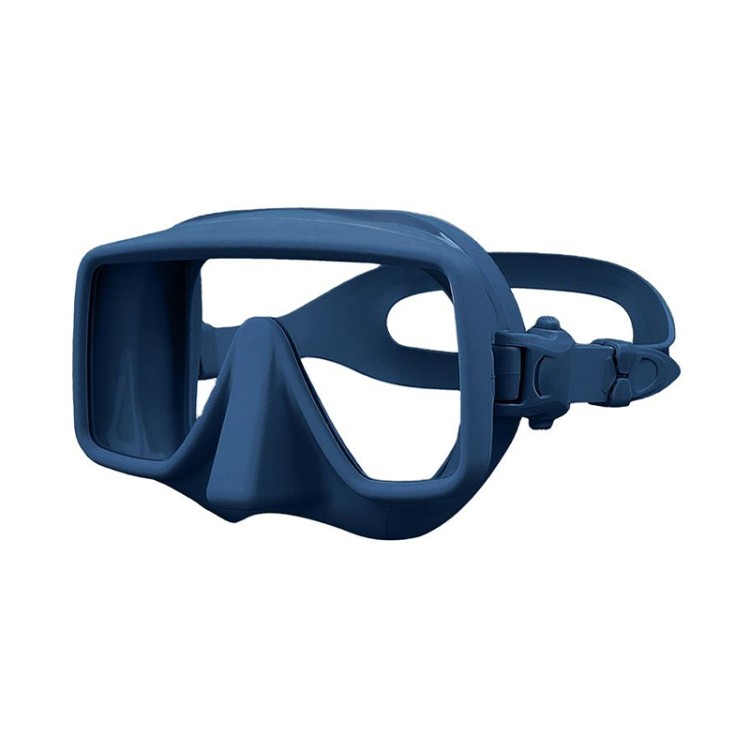 Solid color silicone frameless adult diving mask