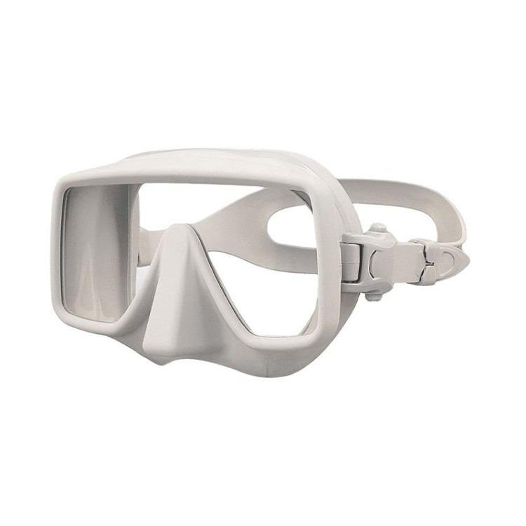 Solid color silicone frameless adult diving mask