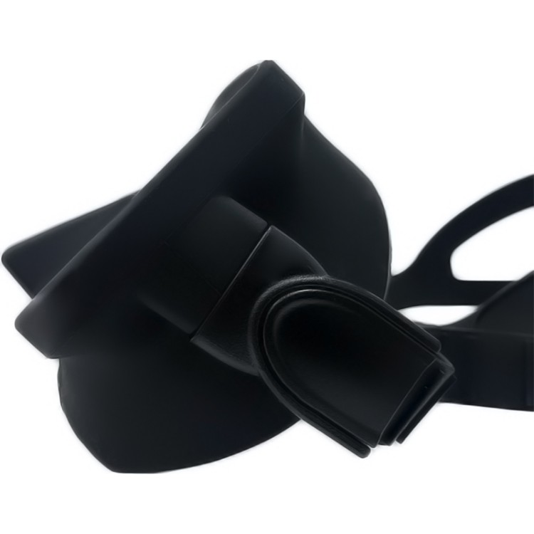 Black HD anti-fog adjustable adult diving mask