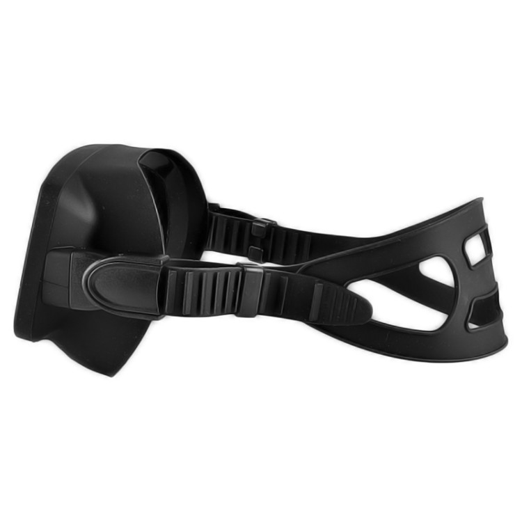 Black HD anti-fog adjustable adult diving mask