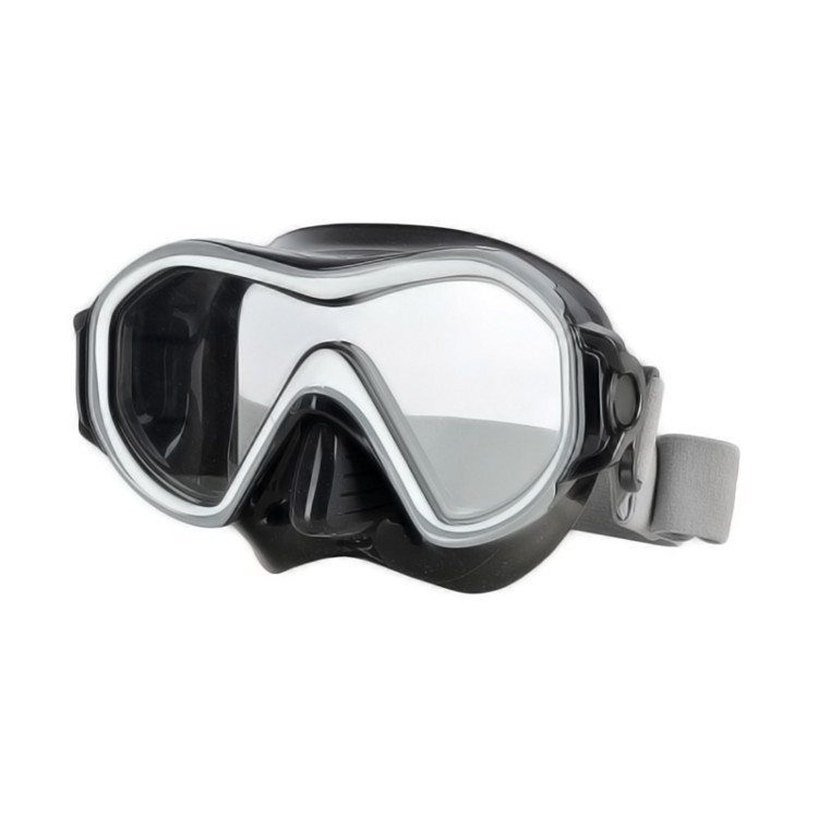 Professional tempered glass lens adult diving mask