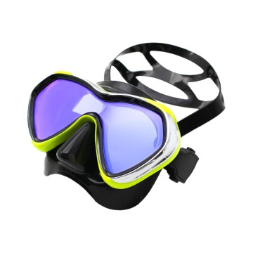 Adult diving mask with anti-ultraviolet polarized lenses