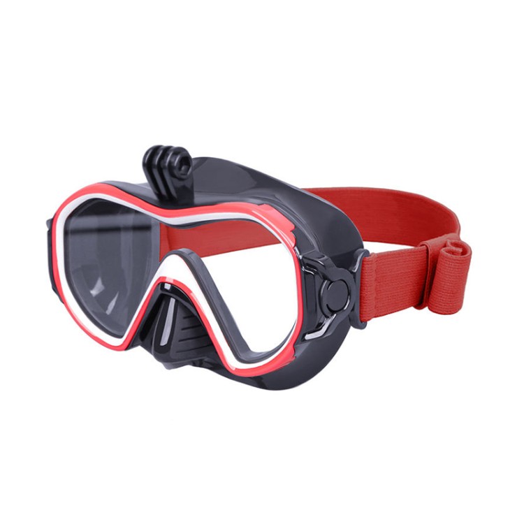 Tempered glass leak-proof and fog-proof adult diving mask