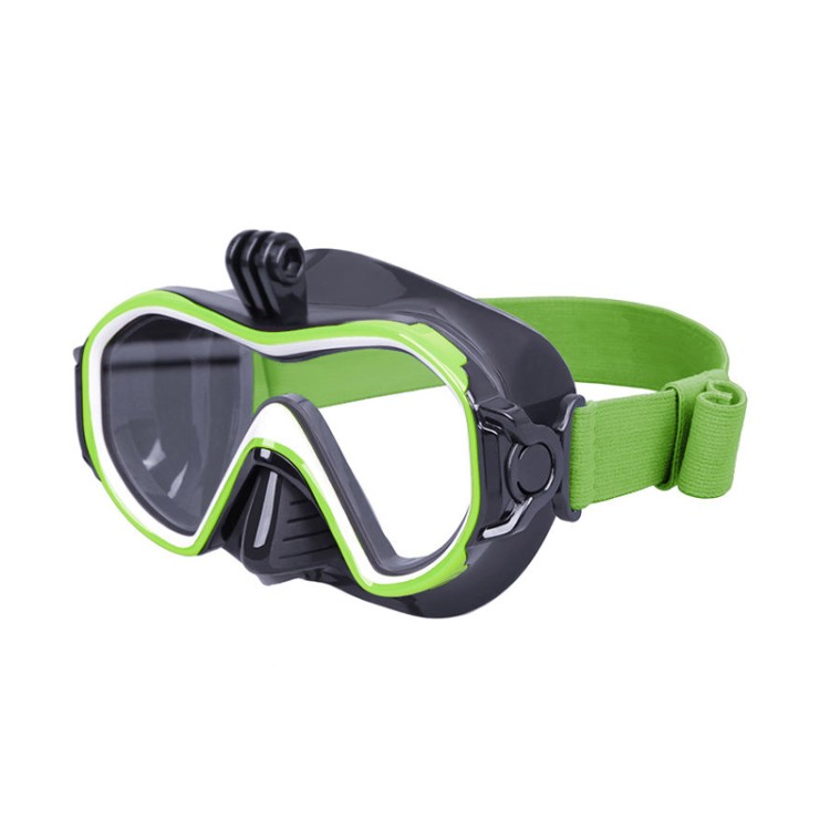 Tempered glass leak-proof and fog-proof adult diving mask