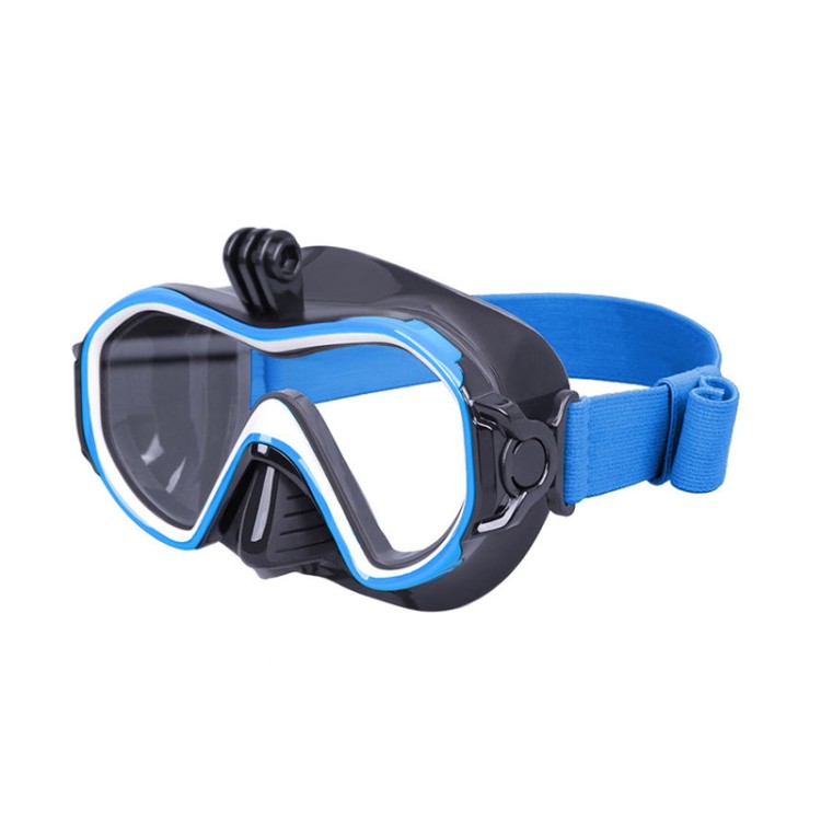 Tempered glass leak-proof and fog-proof adult diving mask