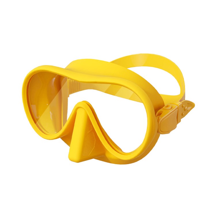 Ultra-light anti-fog silicone adult diving mask