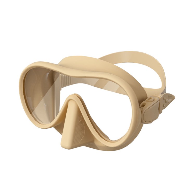 Ultra-light anti-fog silicone adult diving mask