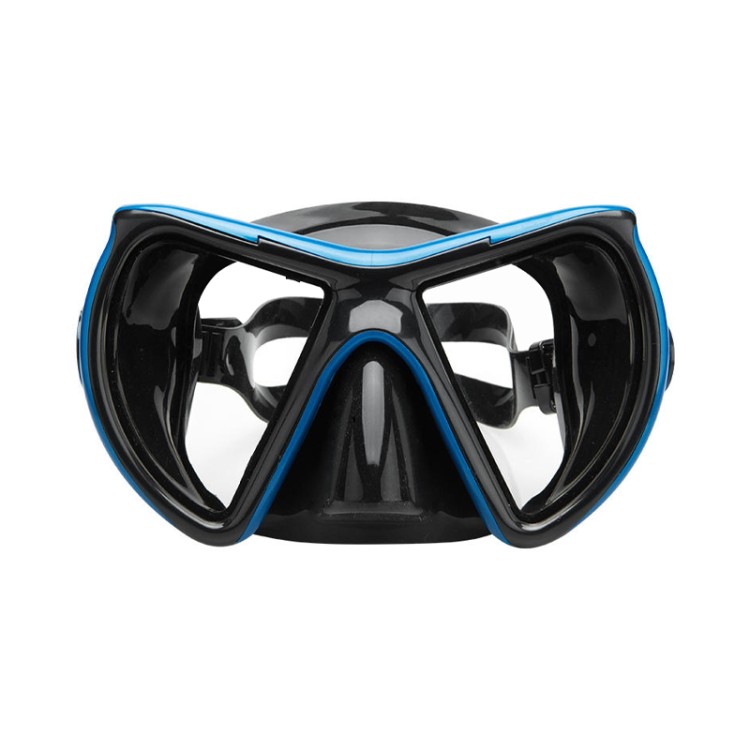 Comfortable and wide field of view adult diving mask
