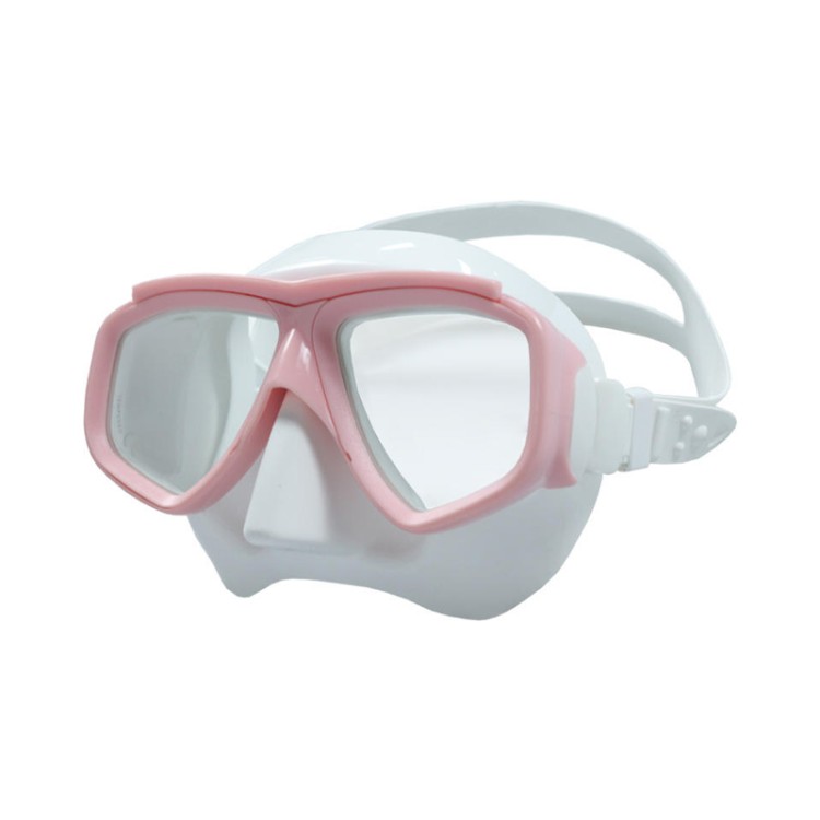 High quality tempered glass lens adult diving mask