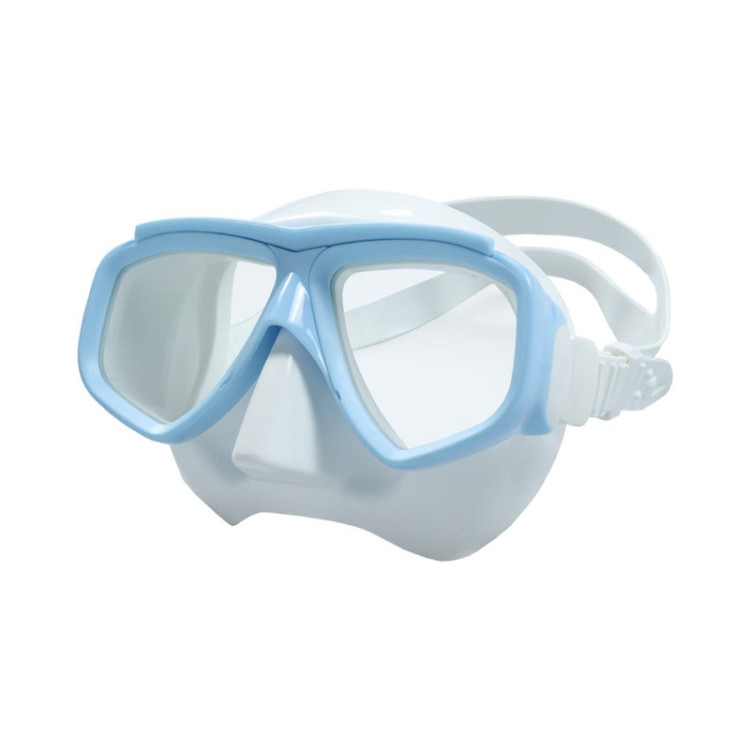 High quality tempered glass lens adult diving mask