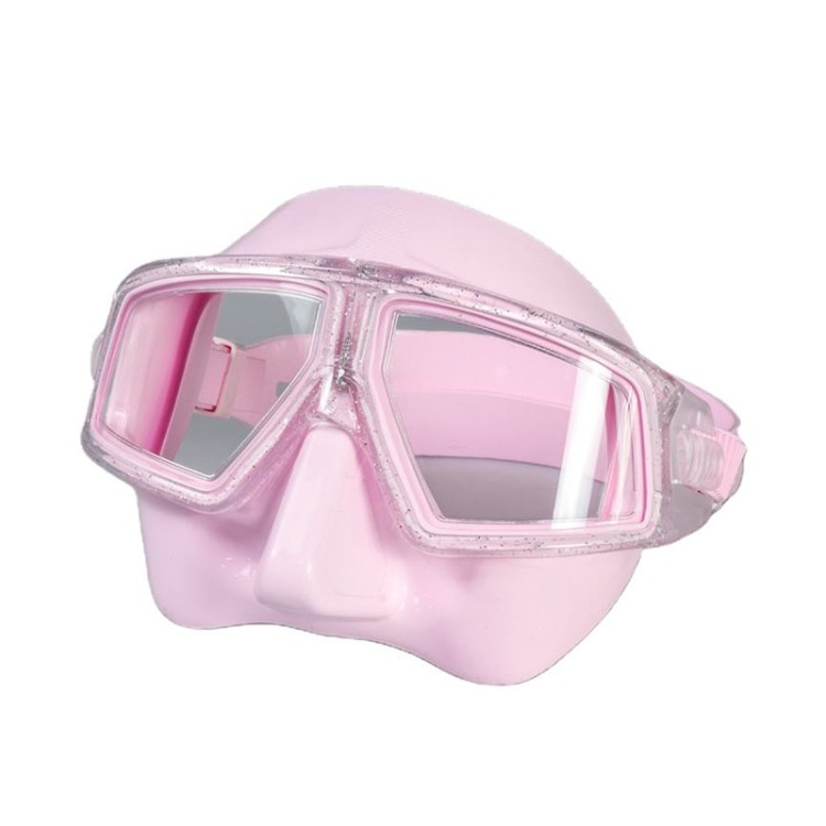 Anti-ultraviolet resin lens adult diving mask