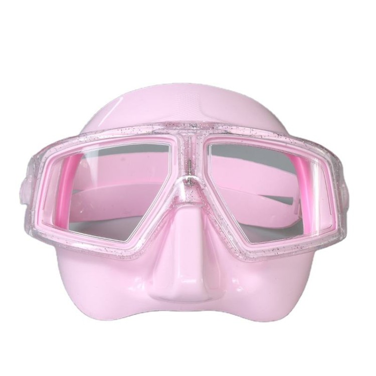 Anti-ultraviolet resin lens adult diving mask