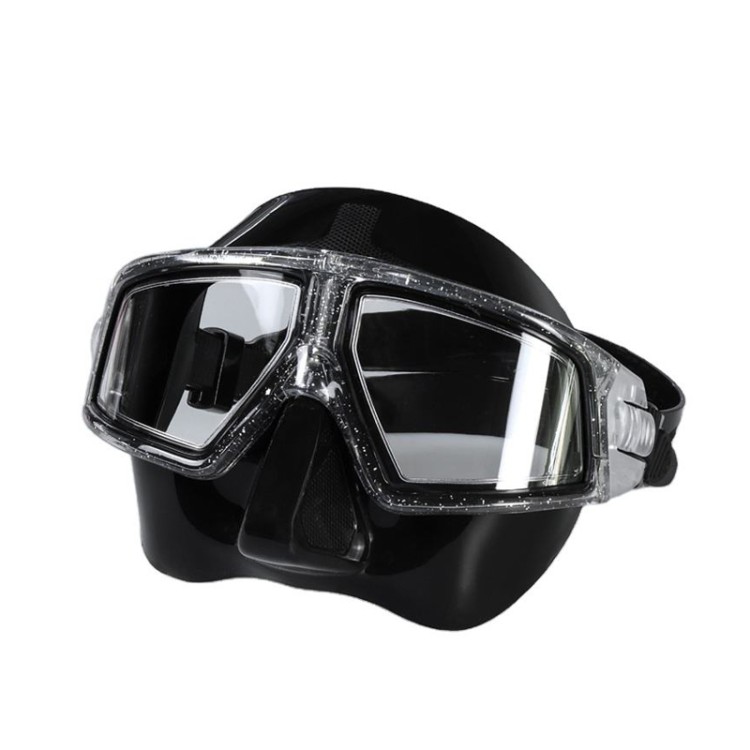Panoramic HD anti-fog resin lens adult diving mask