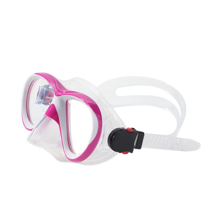 HD anti-fog wide viewing angle adult diving mask