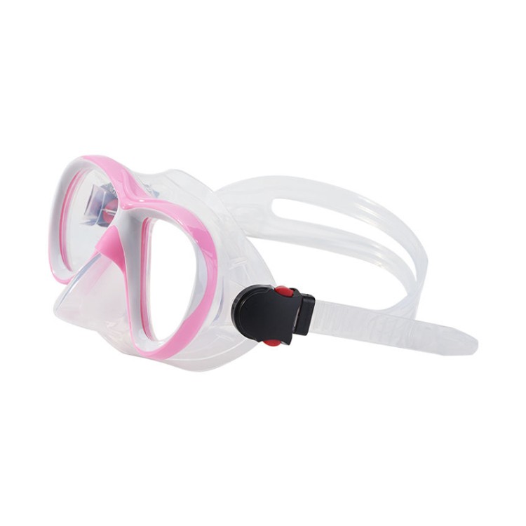 HD anti-fog wide viewing angle adult diving mask