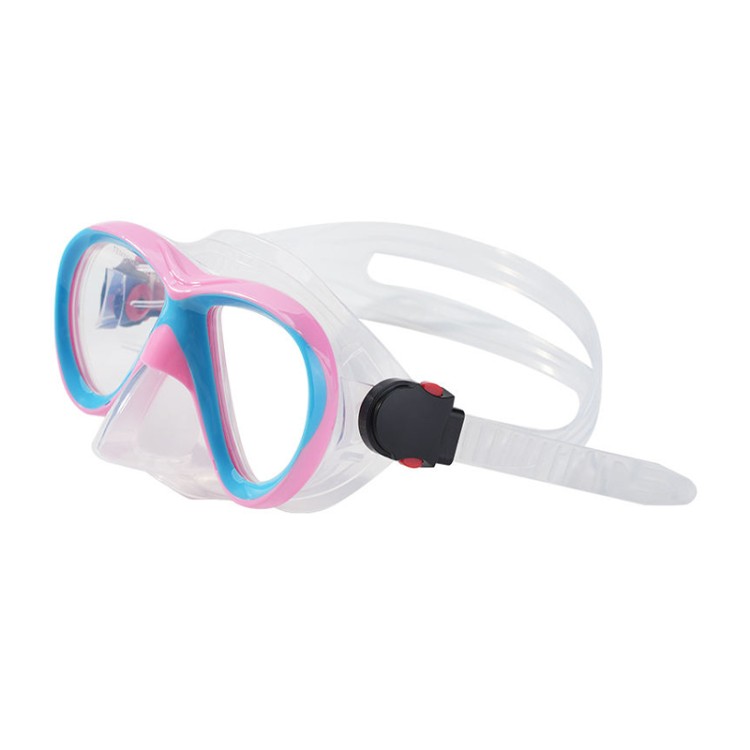 HD anti-fog wide viewing angle adult diving mask