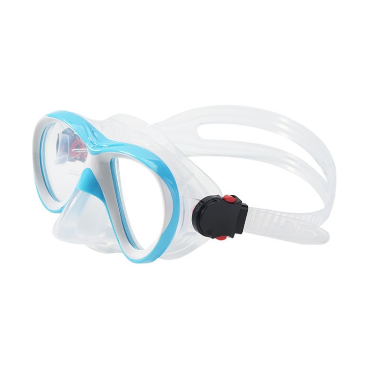 HD anti-fog wide viewing angle adult diving mask