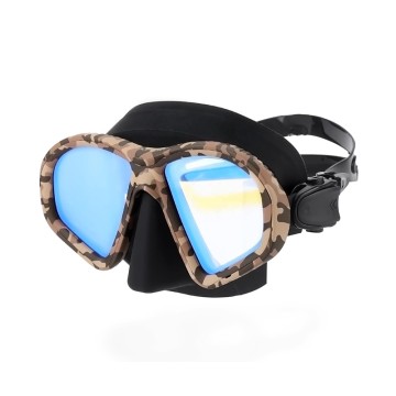 Lightweight camouflage HD anti-fog adult diving mask