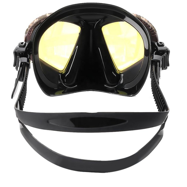 Lightweight camouflage HD anti-fog adult diving mask