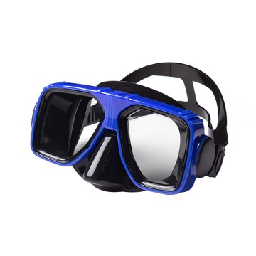 HD anti-fog tempered glass adult diving mask