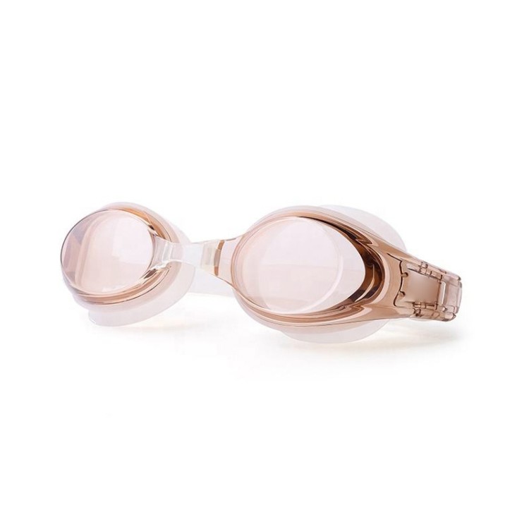 Anti-fog and waterproof silicone adult swimming goggles