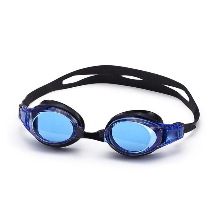 Anti-fog and waterproof silicone adult swimming goggles