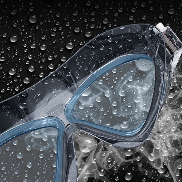 Portable transparent anti-fog adult swimming goggles