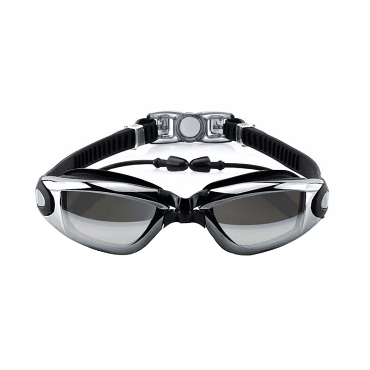 New anti-fog adult swimming goggles with earplugs