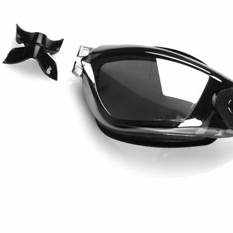 New anti-fog adult swimming goggles with earplugs