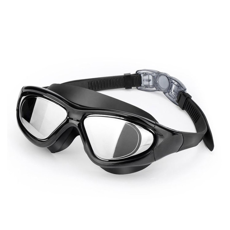 Waterproof ergonomic adult swimming goggles