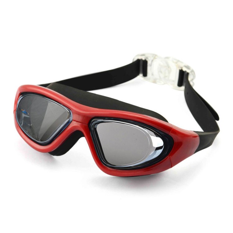 Waterproof ergonomic adult swimming goggles