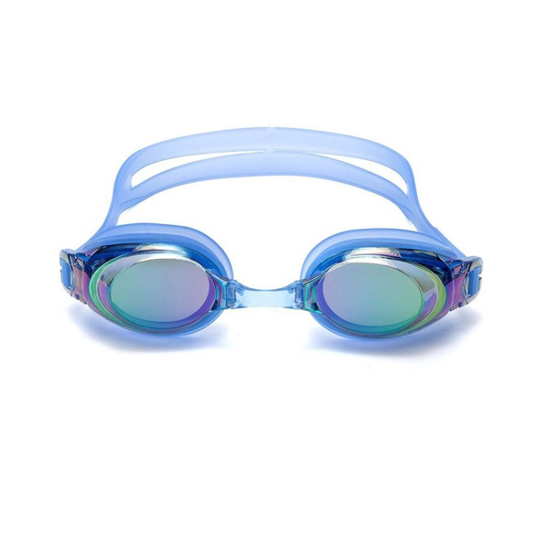 Durable waterproof mirror adult swimming goggles
